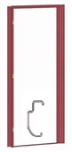 CHADIM Ocelová zárubeň - Klasické zdění typ O 110 š. 1250mm
